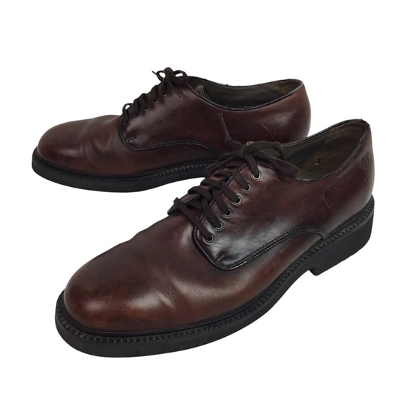 Timberland Derby Leather Lace Dress Shoes Brown main image 6